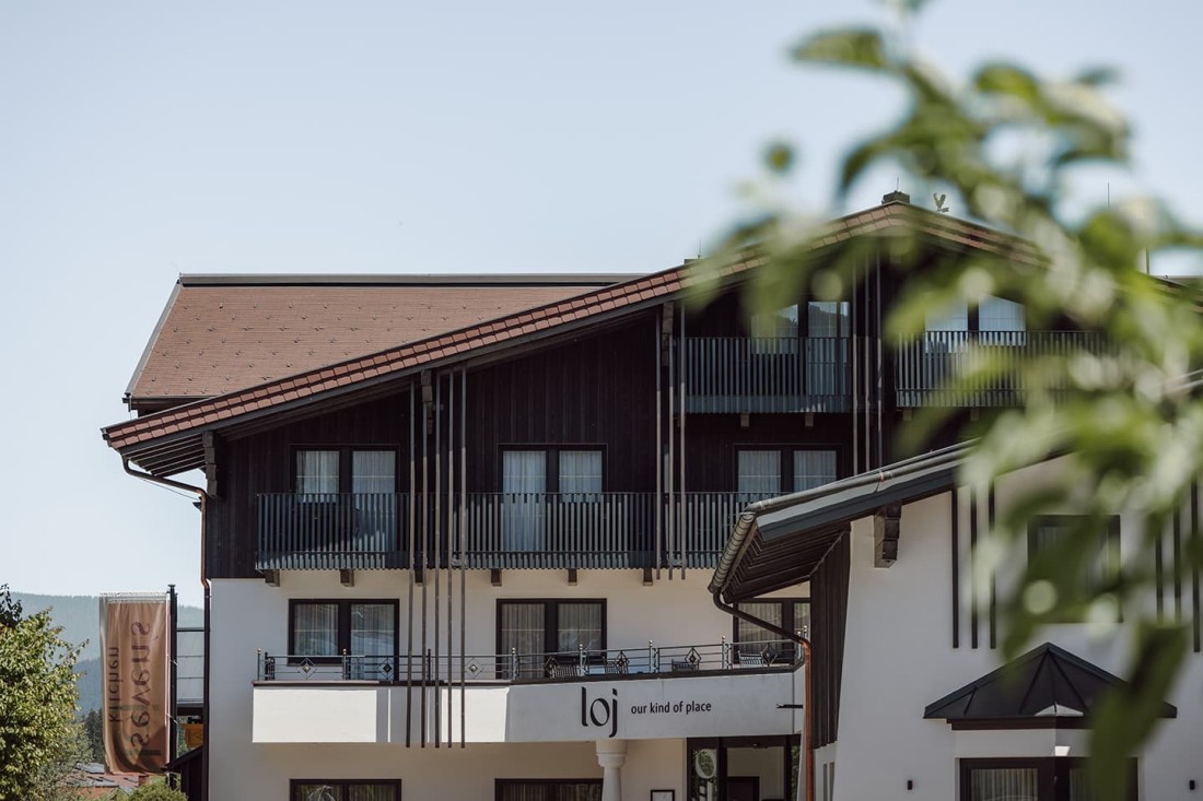 Hotel loj in Flachau im Sommer