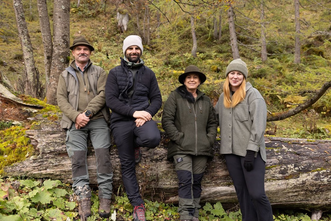 Familie Oberreiter in der Natur