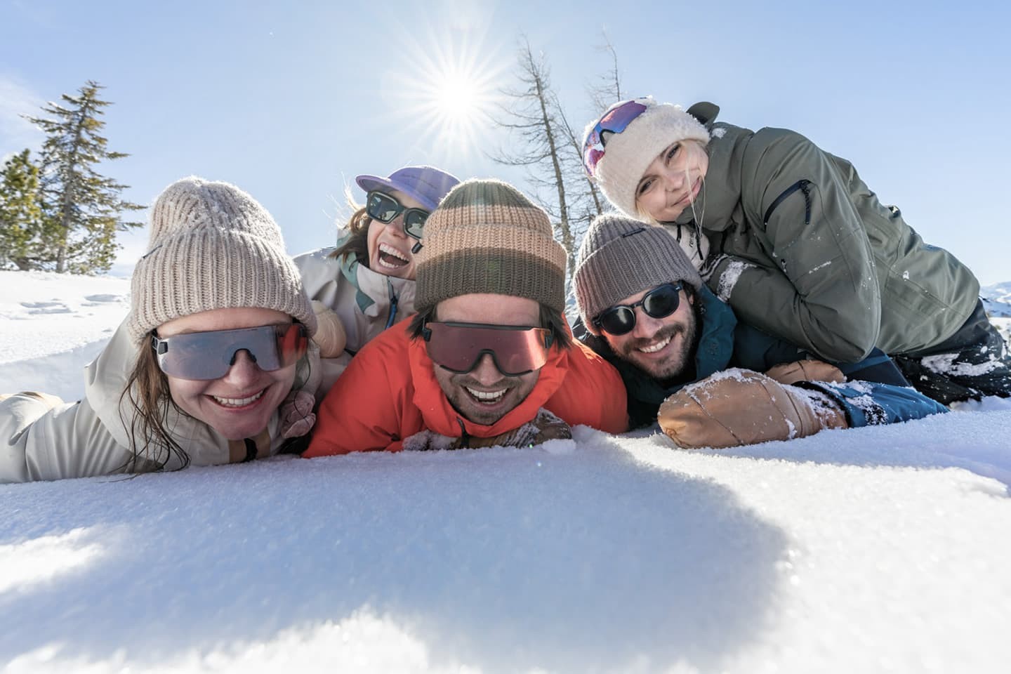 Spa&szlig; im Schnee beim Skiurlaub in Flachau im Hotel loj