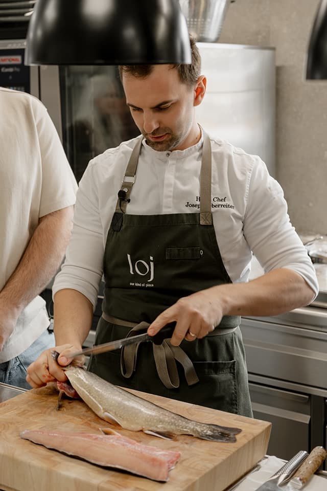 K&uuml;chenchef und Gastgeber Joseph Oberreiter