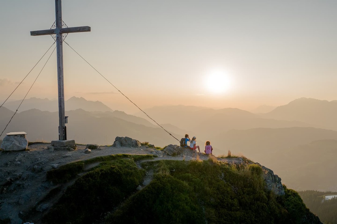 Sonnenaufgang am Grie&szlig;enkar, dem Hausberg von Flachau