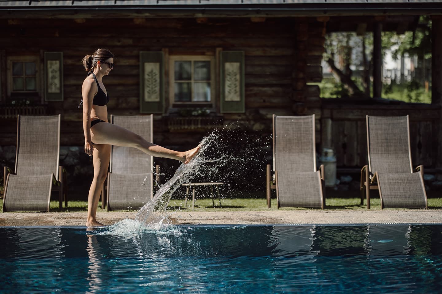 Herrliche Sommertage im Genuss- und Wellnesshotel lol mit Pool verbringen