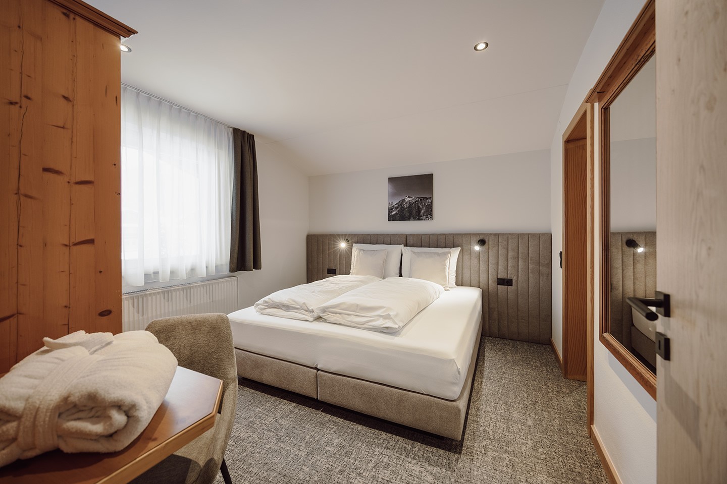 Schlafzimmer im Apartment Standard mit zwei Schlafzimmer