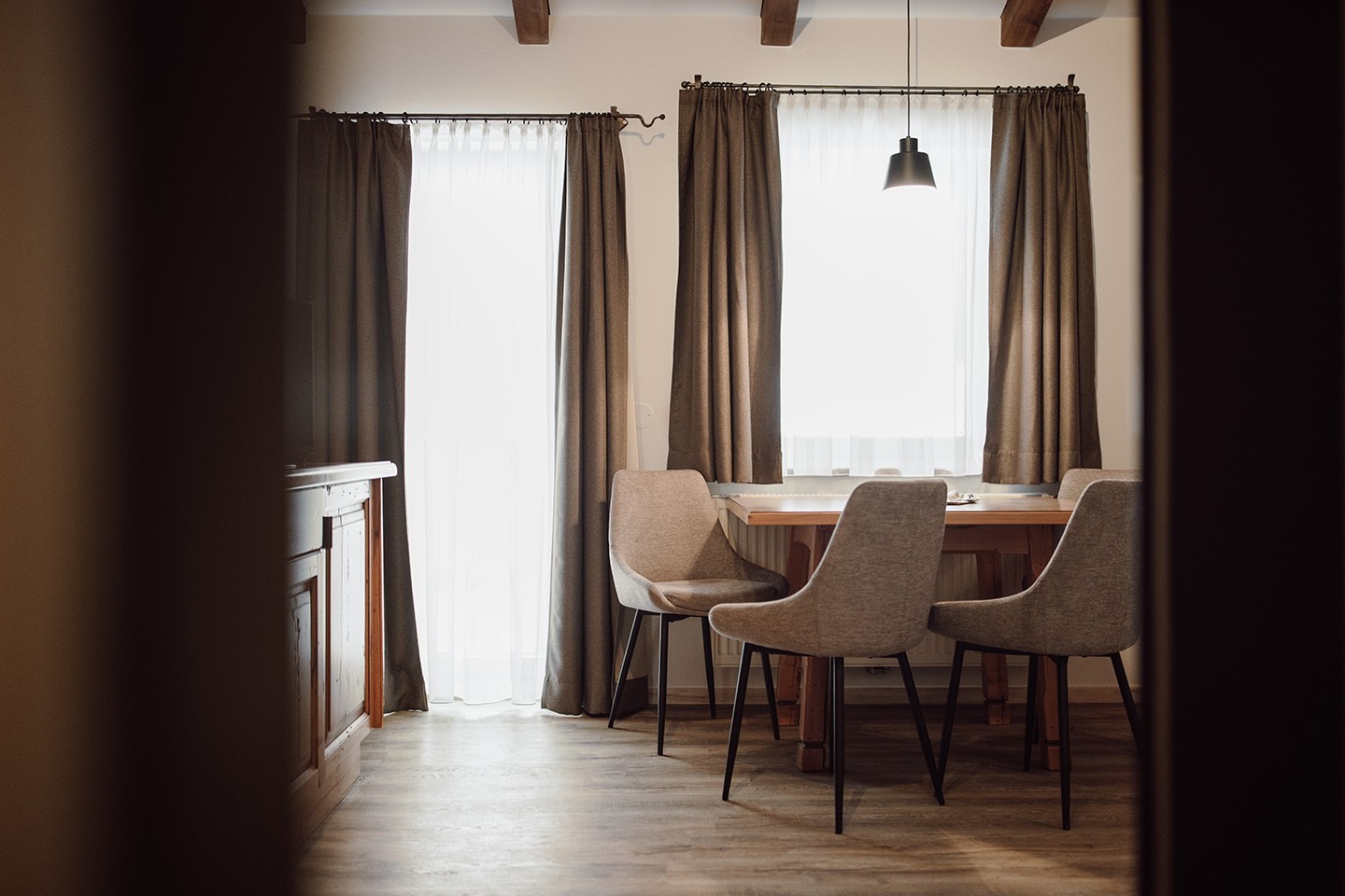 Wohnbereich im Apartment Standard mit einem Schlafzimmer